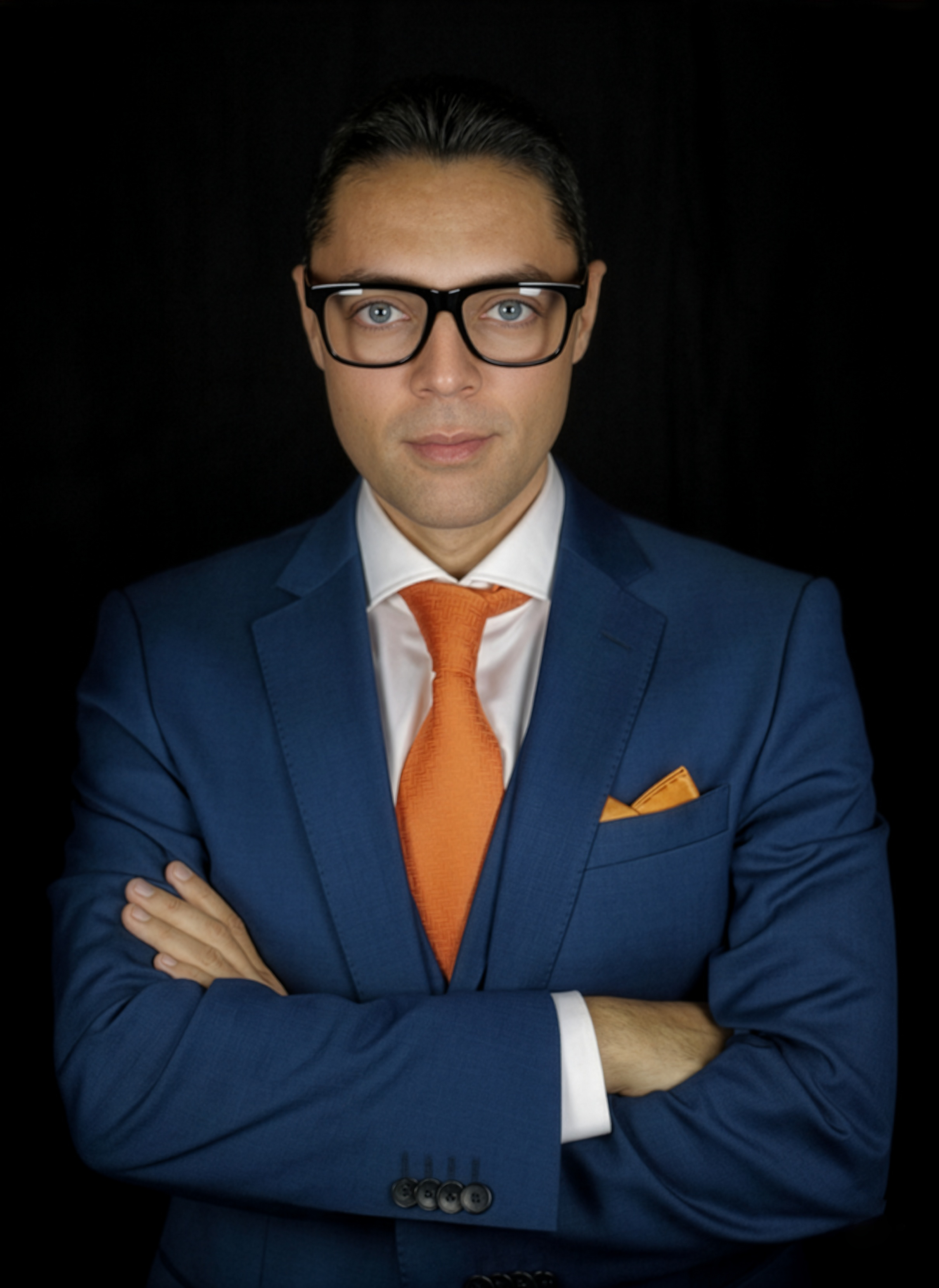 Luca Volpe mentre scrive e progetta nuove idee e libri sul mentalismo e la comunicazione